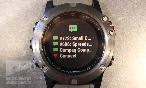 Garmin fenix 5 on sale plus iphone notifications